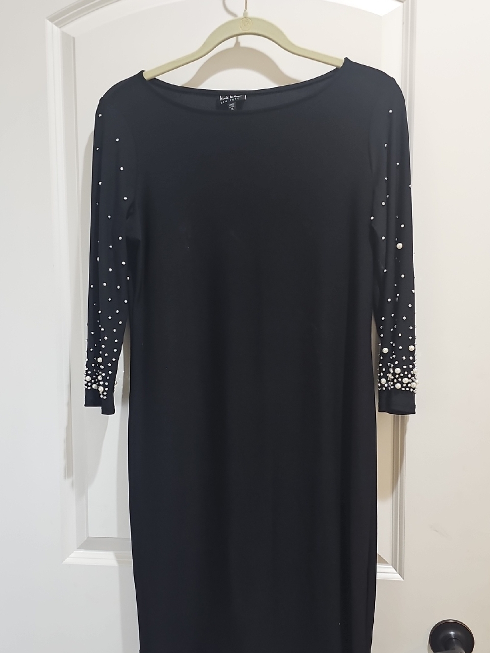 Nicole Miller Dress with Sleeve Embellishments